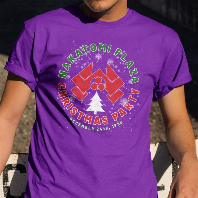 Brent Case Nakatomi Plaza Christmas Party December 24Th, 1988 Shirt Super70ssports