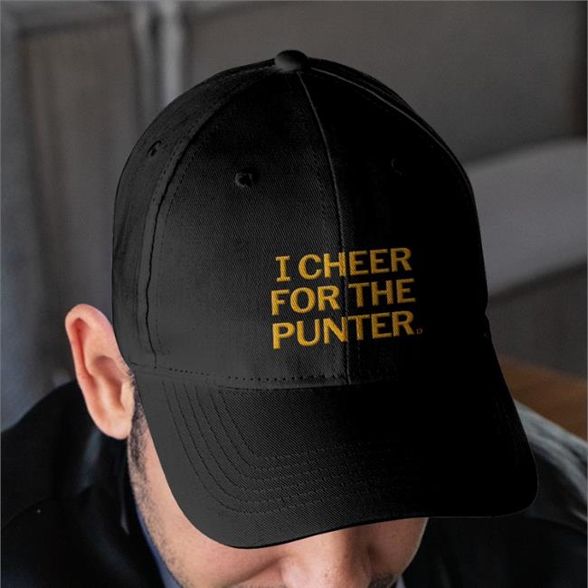 I Cheer For The Punter Embroidered Hat