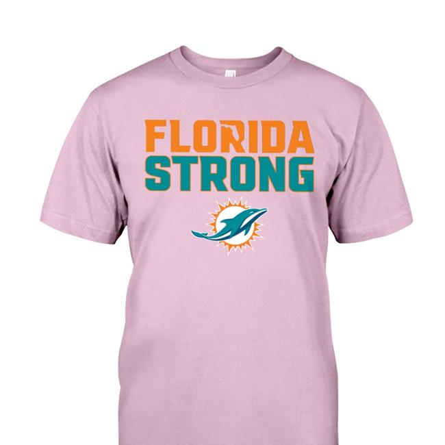 Miami Dolphins Florida Strong Tee Shirts NFL Shop Miami Dolphins Florida Strong Long Sleeve Tee Shirt