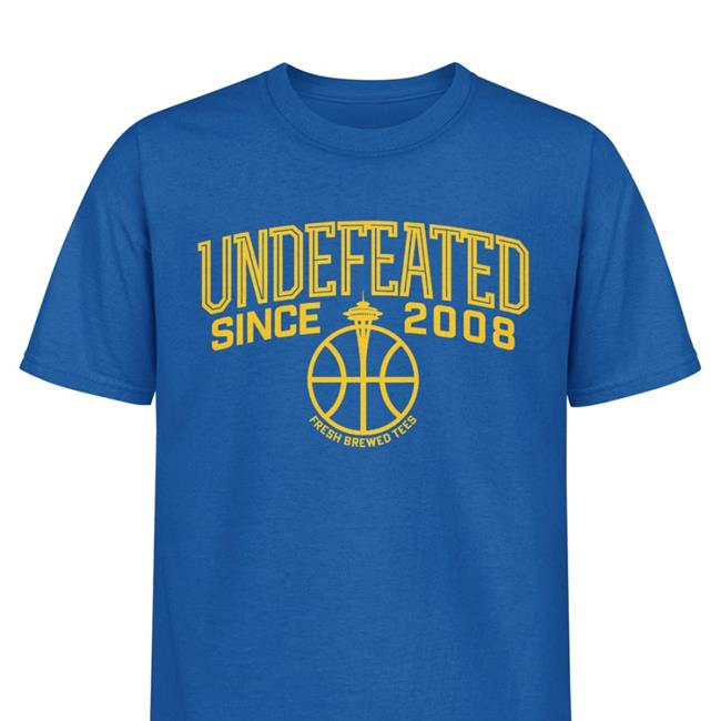 Undefeated Since 2008 Fresh Brewed Tees Shirt Green