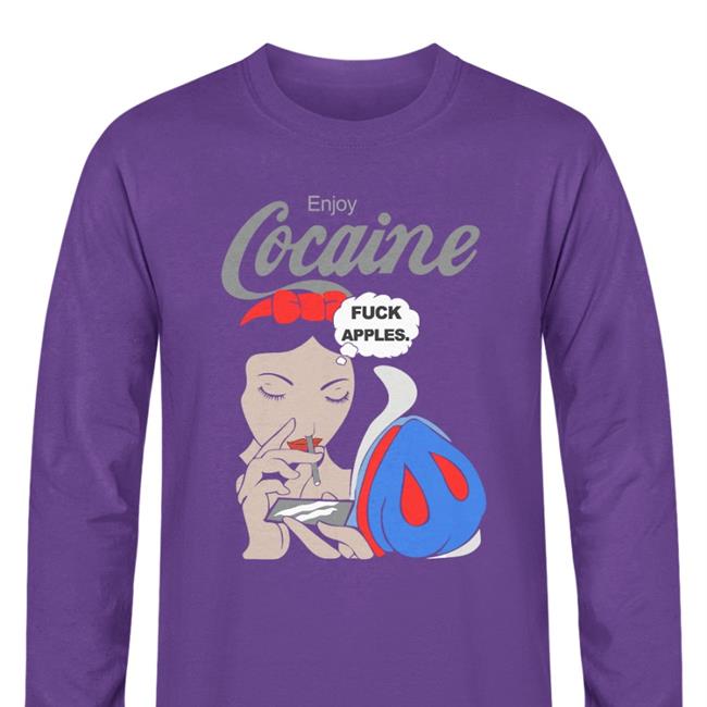Snow White Enjoy Cocaine Hoodied Sweatshirt