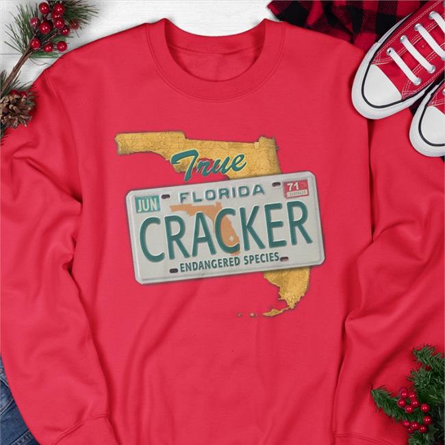 True Florida Cracker Shirt Chris Evans True Florida Cracker Endangered Species Shirts Black