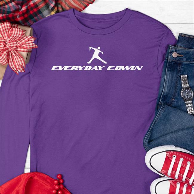 Black Edwin Escobar Everyday Edwin Long Sleeve T Shirt
