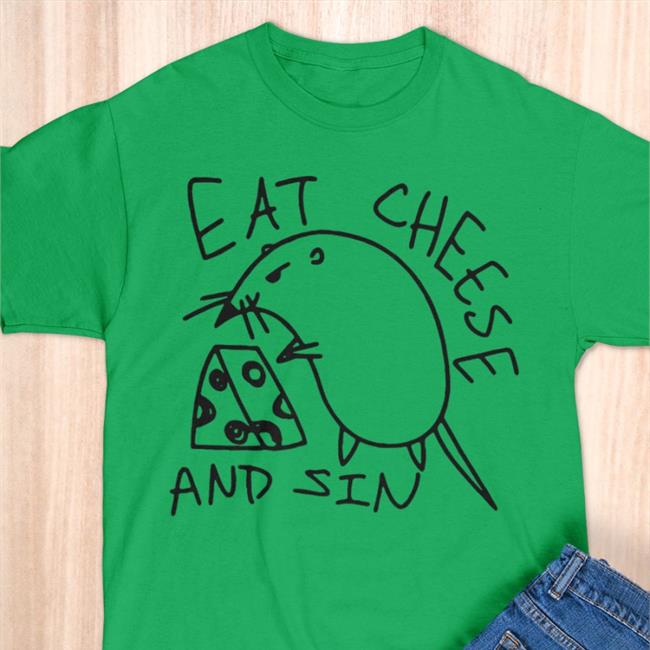 Shannon Hardwick Eat Cheese And Sin Hoodie White Shannon Hardwick Eat Cheese And Sin Long Sleeve Tee Shirt