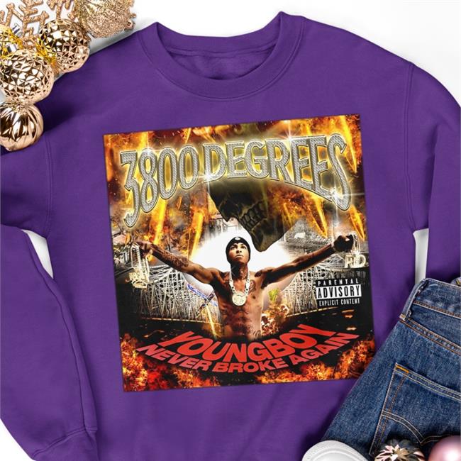 Rap Alert Youngboy Never Broke Again 3800 Degrees Hoodie