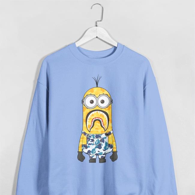 Bape X Minions Camo Minion Hoodie