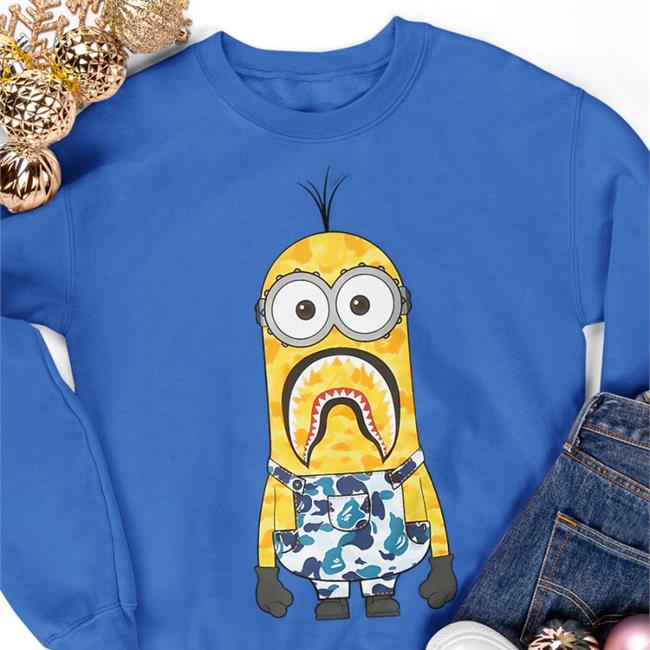Georgenotfound Wearing Bape X Minions Camo Minion T Shirt Supras Neakers Store George Wearing Bape X Minions Camo Minion Long Sleeve Tee Shirt