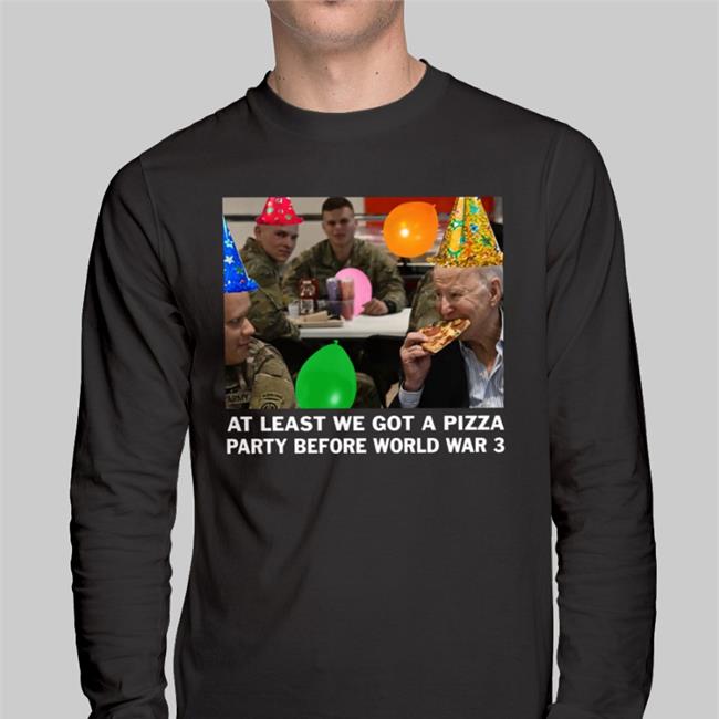 Luke Rudkowski At Least We Got A Pizza Party Before World War 3 Hoodie The Last Pizza Party Hoodie Wearechange Merch