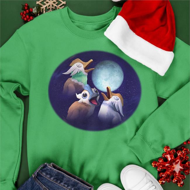 Black World Of Warcraft Three Duck Moon T Shirt