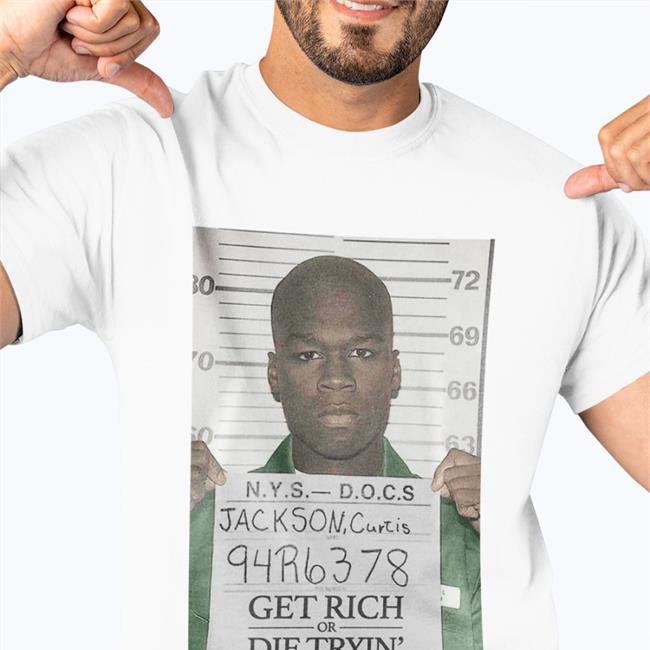 50cent G Unit Store Mug Shot Get Rich Or Die Tryin Shirt