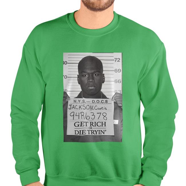 50Cent Mug Shot Get Rich Or Die Tryin Shirts