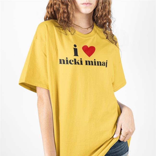 Onikaiicon I Love Nicki Minaj T Shirts White