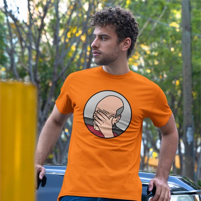 Black Terry Epic Facepalm Picard Shirt