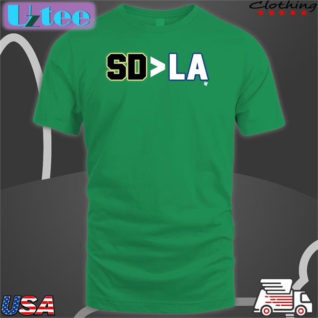 Sd > La T Shirt San Diego Los Angeles