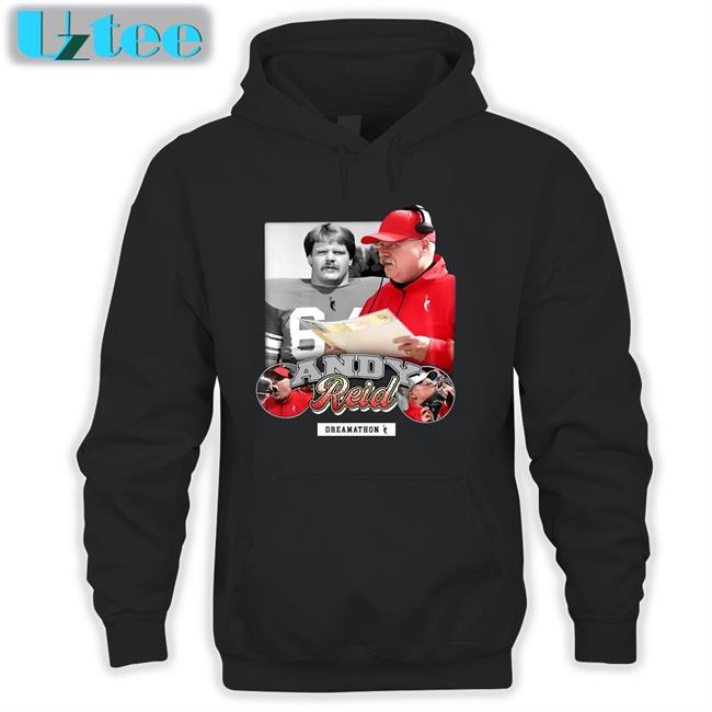 Travis Kelce Wearing Andy Reid Shirt Dreamathon Store