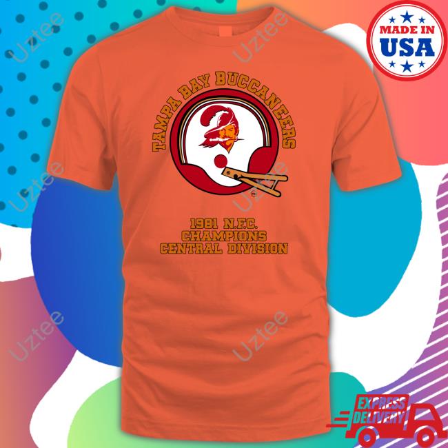Tampa Bay Buccaneers 1981 Nfc Champions Central Division T Shirt Nfc