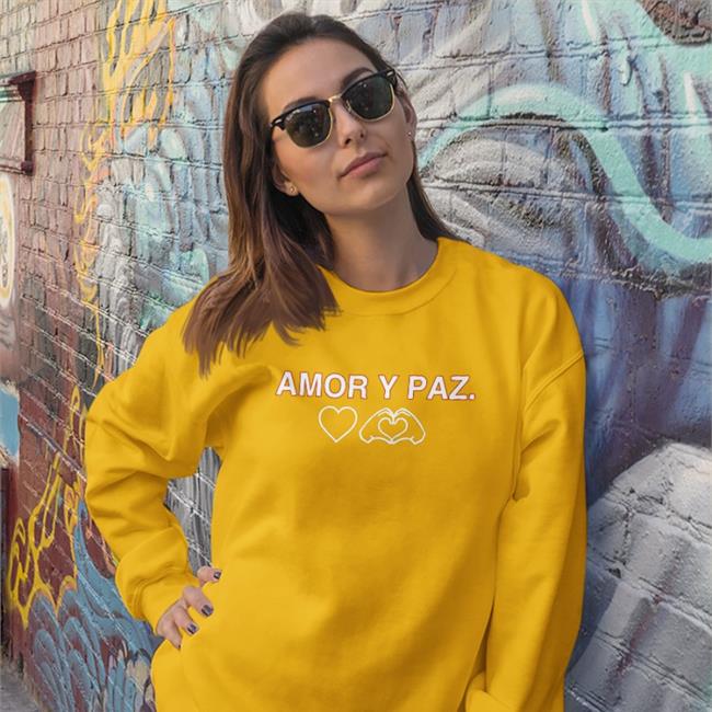 Christopher Morel Amor Y Paz T Shirt Blue