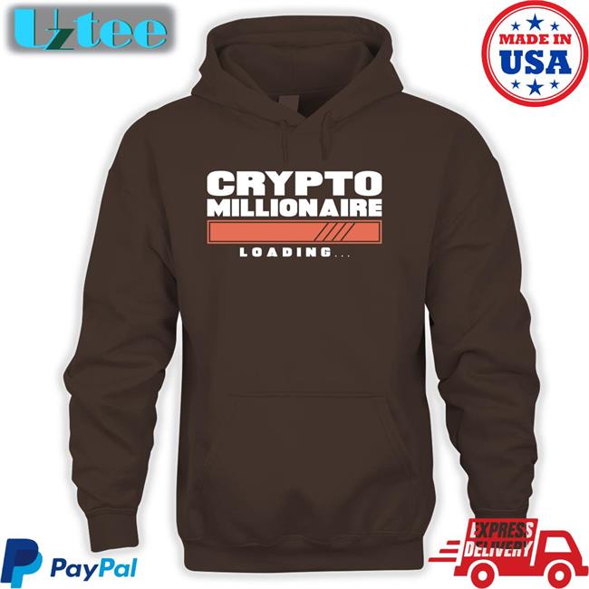 Crypto Millionaire Loading Shirt Michael Branch Michael Branch Wearing Crypto Millionaire Loading Tee