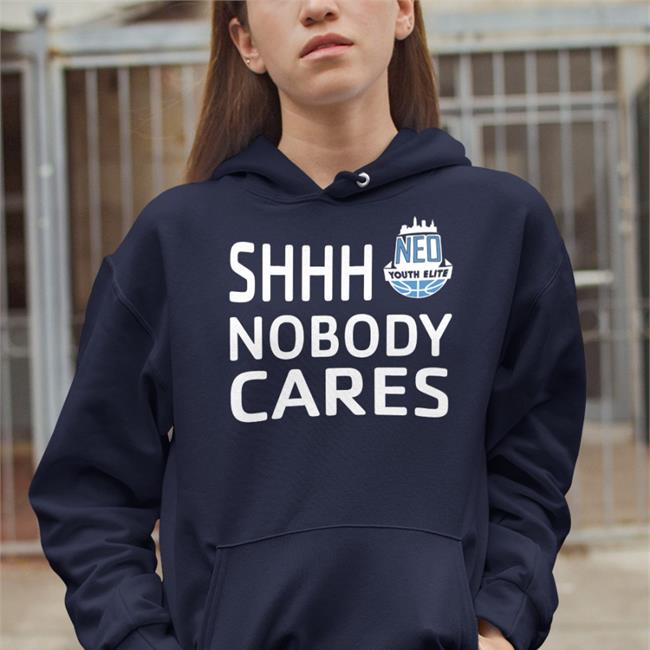 Shhh Nobody Cares Neo Youth Elite Hoodie Sonny Johnson