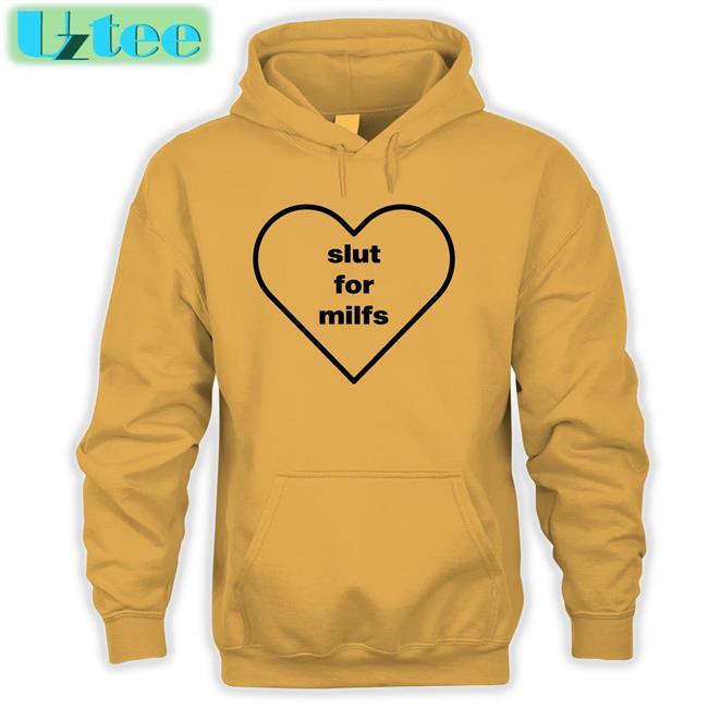 Billie Eilish Wearing Slut For Milfs Hooded Sweatshirt Billieeilish