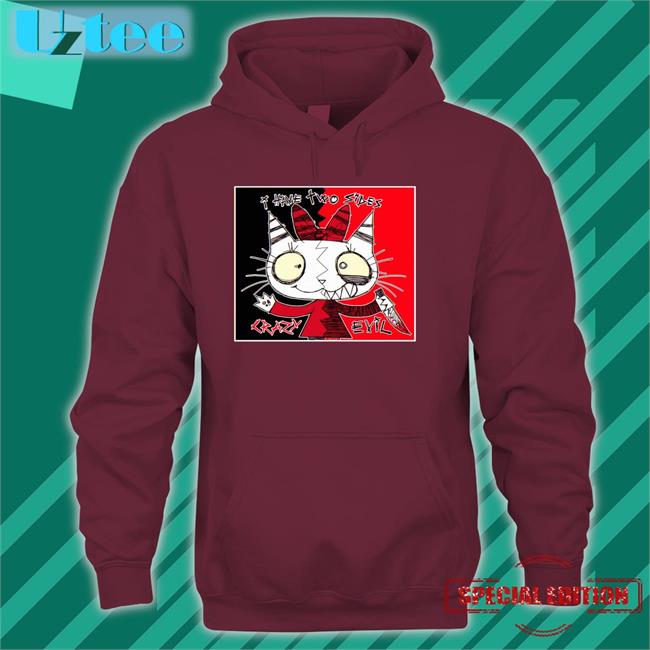 Satuwn I Have Two Sides Crazy Evil Shirt Sweetypuss