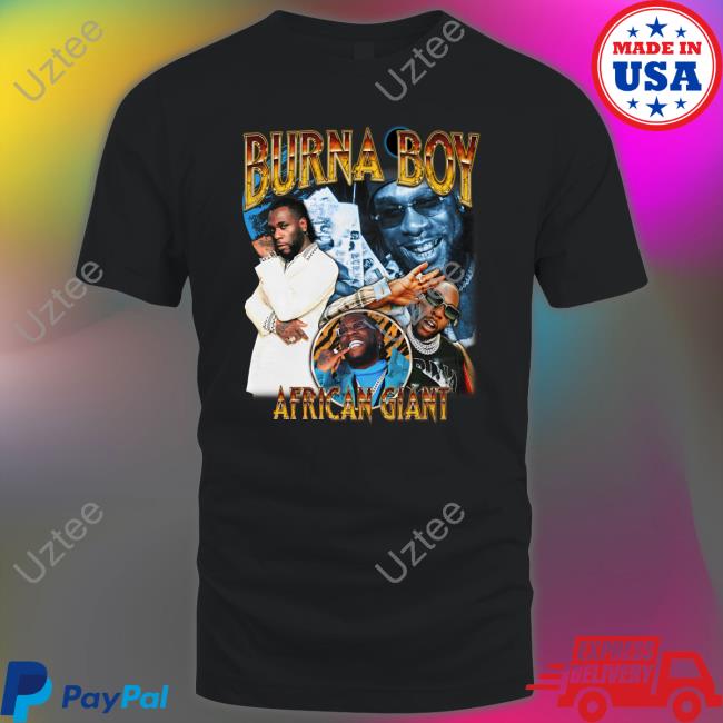 Sparkboyzco Merch Burna Boy African Giant Long Sleeve