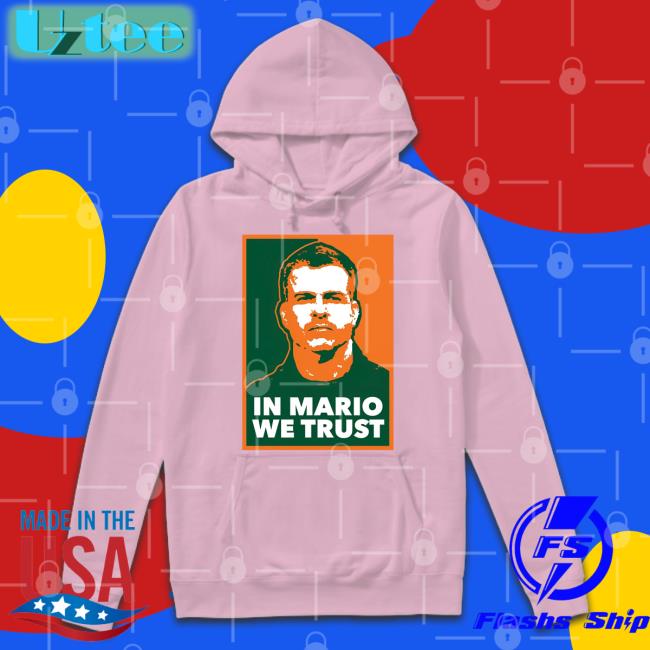 In Mario We Trust Tee Shirts Jackson Carver Wearing In Mario We Trust Tee