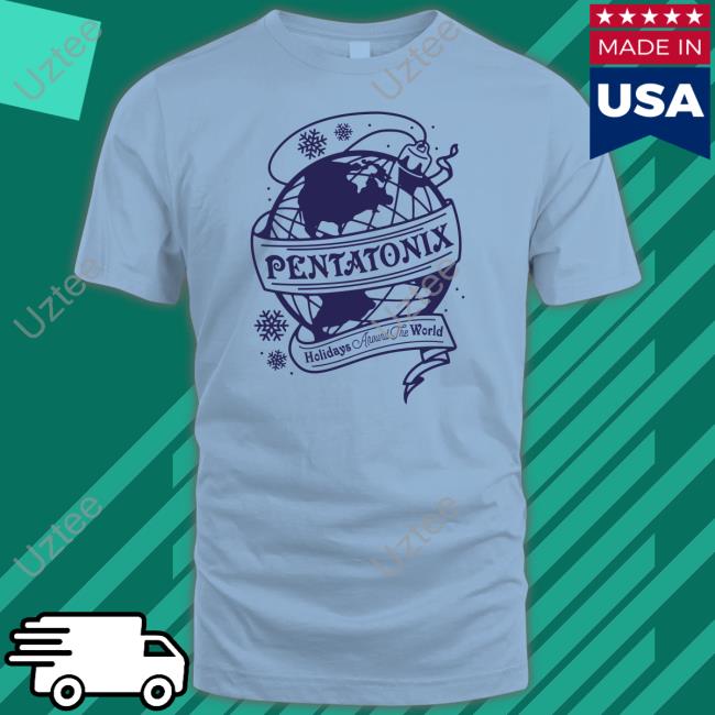 Holidays Around The World Lavender T Shirt Pentatonix Merch