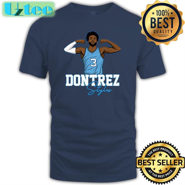 Unc North Carolina Dontrez Styles X The Players Trunk Shirt