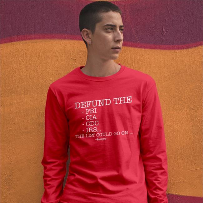 Americana By Danielle Defund The Fbi, Cia, Cdc, Irs Shirt