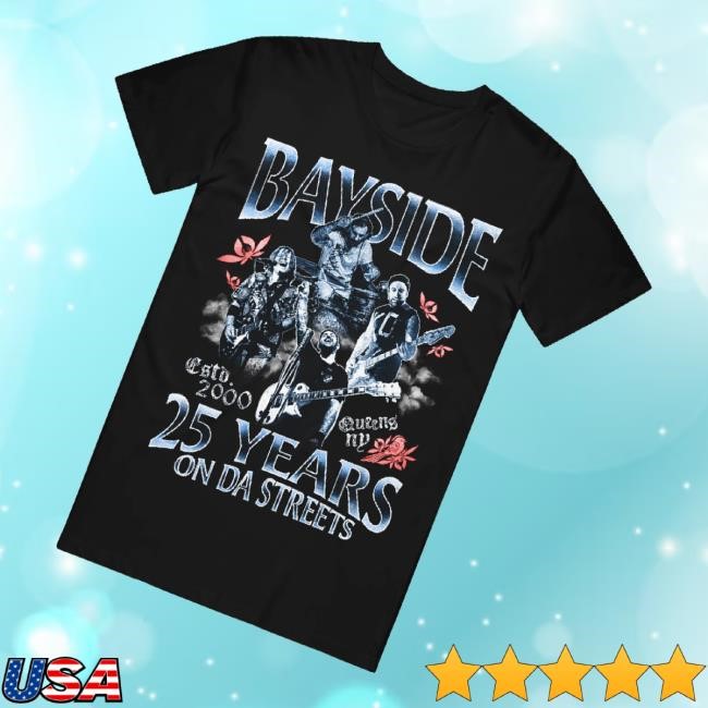 Bayside Shop Merch Bootleg Black Shirts