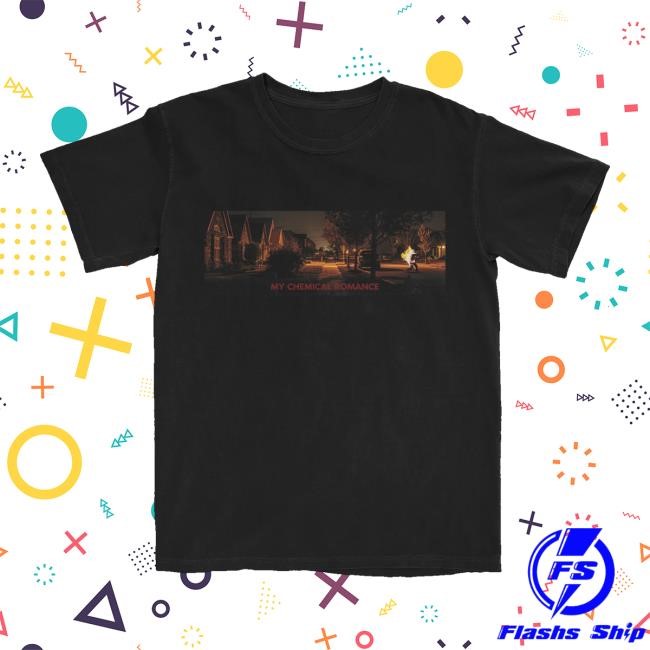 My Chemical Romance Merch Store Fire On The Streets Long Sleeve Shirt