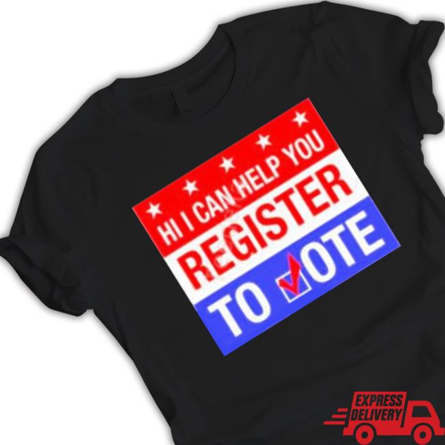 Scott Presler Hi I Can Help You Register To Vote Tee Shirt