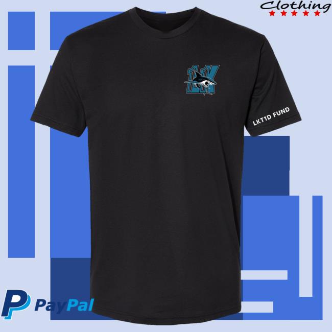 Official San Jose Sharks Pro Shop Merch Store San Jose Sharks LKT1D Black Shirt New Sharksproshop Apparel Clothing SanJoseSharks