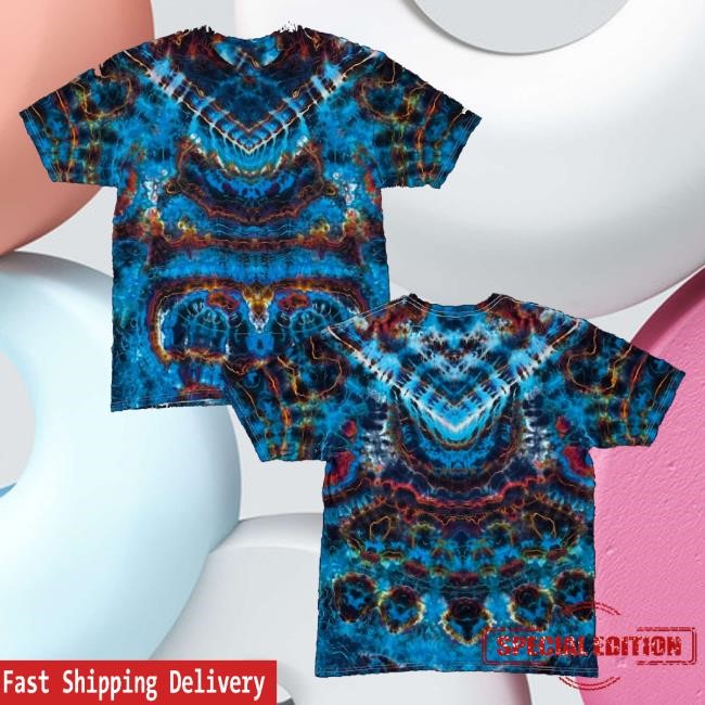 Official Zoo Tie-Dye Merch Cosmic Lighting Long Sleeve T Shirt