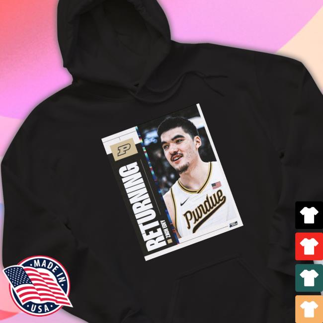 Purdue Men’S Basketball Zach Edey Returning Hoodie