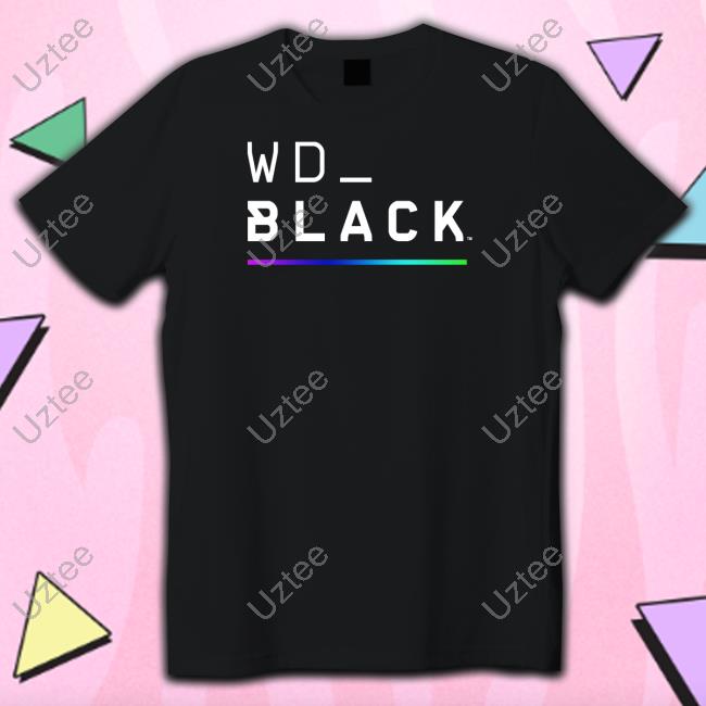 Wd_Black Long Sleeve T Shirt Western Digital Store