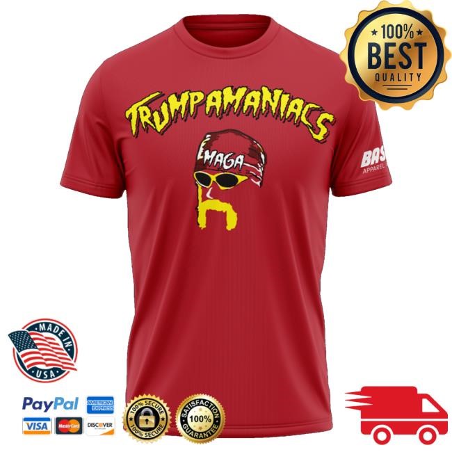 Based Apparel Merch Hulk Hogan Trumpamaniacs Sweatshirt