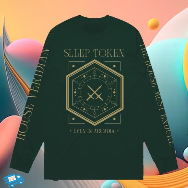 Sleep Token Merch Shop Store Official House Veridian Tee Shirt