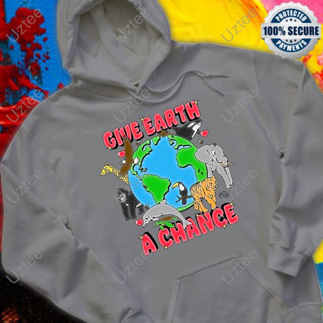 Give Earth A Chance Tee Shirts Chnge Merch Chnge Merch Give Earth A Chance Shirt