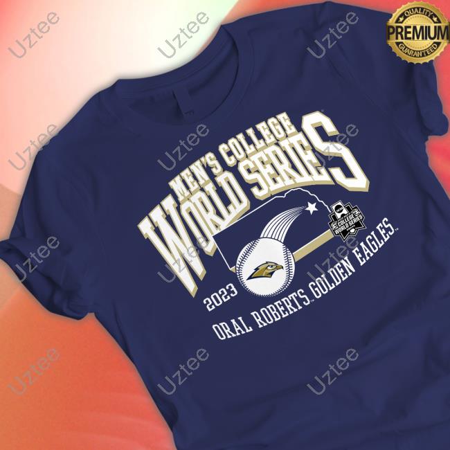 Shopncaasports Oral Roberts Golden Eagles 2023 Ncaa Men's Baseball College World Series Hooded Sweatshirt