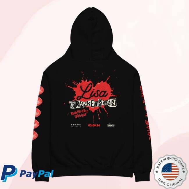 Official Nbc Store Merch Lisa Frankenstein Oversized Crewneck Sweatshirt