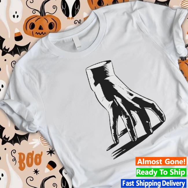 Wednesday Thing Scary Hand Art Crewneck Sweatshirt