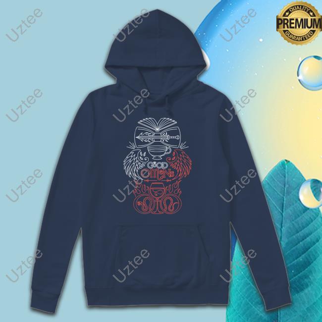 Blue And Red Crest Tee Shirt