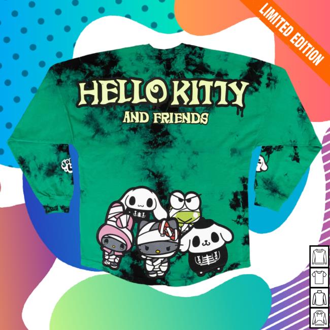 Official Sanrio Apparel Clothing Merch Store Shop Hello Kitty And Friends Japanla Halloween 2022 Spirit Crewneck
