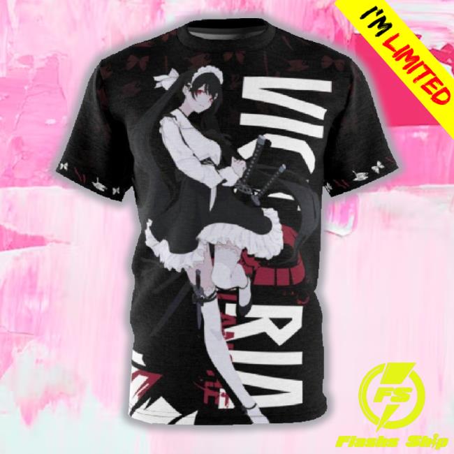 Victoria Blanche - Deadly Maid Anime Girl Unisex Aop Cut & Sew Long Sleeve T Shirt