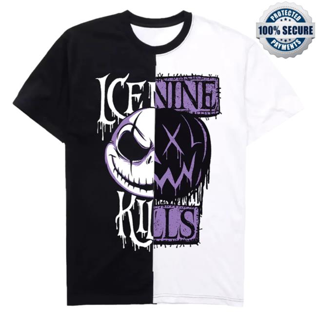 Official Ink Merch Store Ice Nine KillsJack Skillington Split Shirt IceNineKills