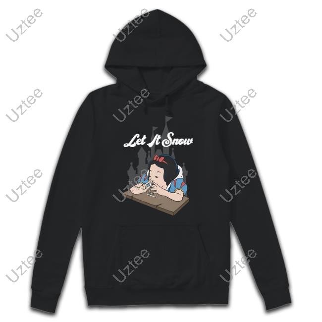 Unethical Threads Let It Snow Snow White Shirt