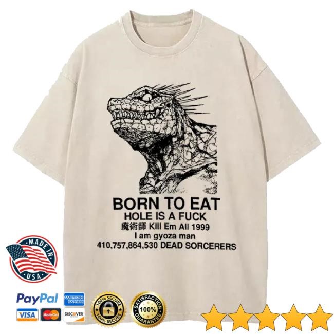 Tokyo-Tiger Born To Eat Washed New Shirt
