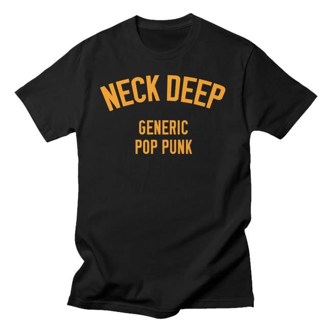 Official Neck Deep Generic Pop Punk Hoodie, Sweatshirt